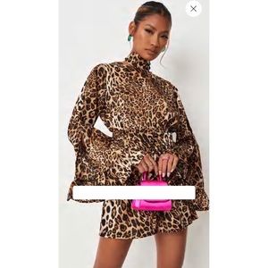 Missguided Leopard Print Romper
